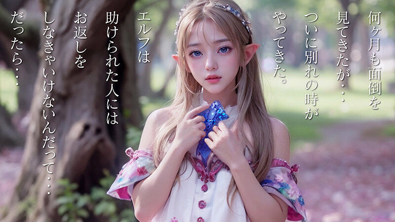 【3.1次元】AI背徳エルフ 実世界に迷い込んだつるぺた妖精AINALIND（アイナリンド）のサムネイル画像