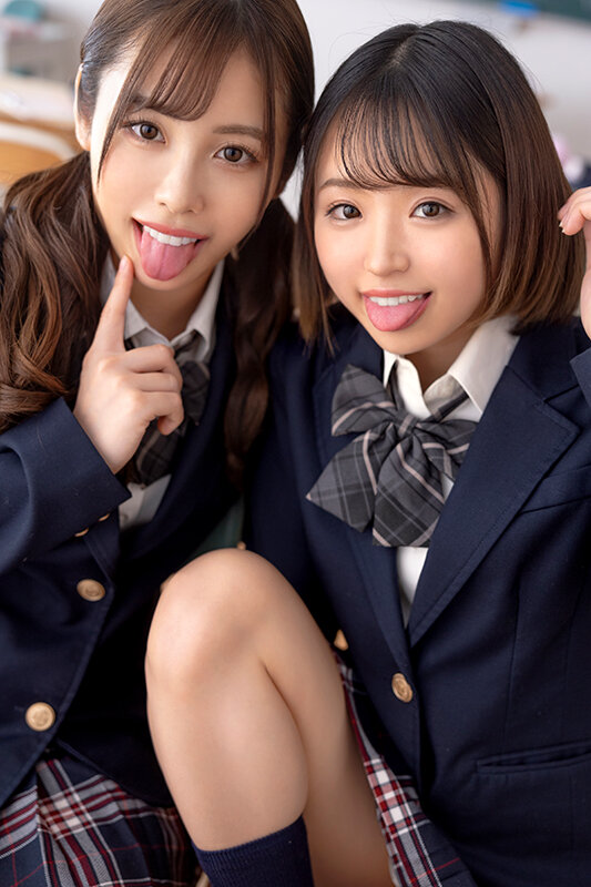 よだれをた～っぷり飲ませてくれる制服美少女のとろっとろベロちゅう唾液性交 有栖舞衣/菊池はるのサムネイル画像