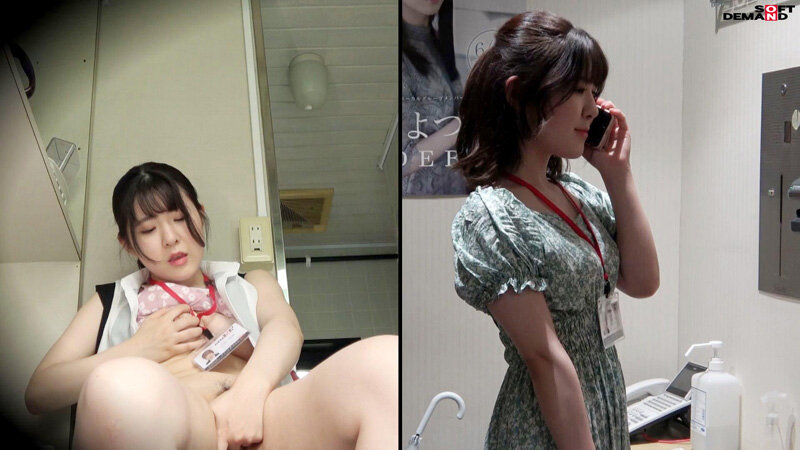 SOD女子社員 7名 業務時間内声ガマン大胆オナニー報告2 仕事中＆オナニー中のギャップ 2画面見比べておシコり下さいのサムネイル画像