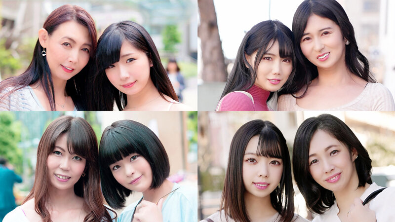 母娘繚乱！熟々なお母さんとピチピチな娘さんではどちらにします？う～んできれば親子丼で！ 4時間BEST vol.8のサムネイル画像