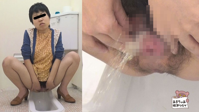 尿道丸見せ放尿 2カメ両開きマ○コのサムネイル画像