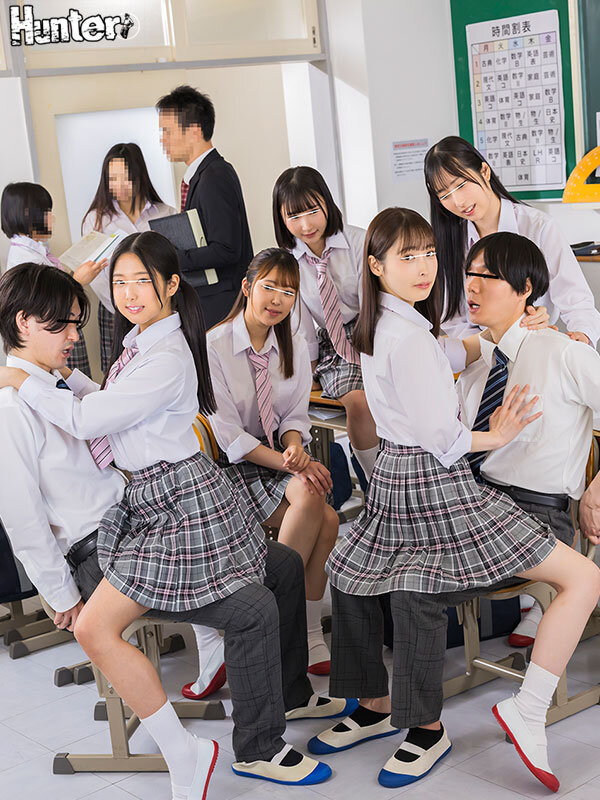 『バレずにイケる？』教室でスカート内ちょいハメSEX！エッチな女子〇生の間で流行ってます！教室で小悪魔女子による休み時間＆放課後の危険な遊びのサムネイル画像