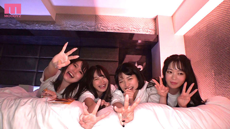 女子会してるホテルにM男くんが突撃参加！ 誰とパコるか5秒で決めろッ 小悪魔4人に一日中犯●れるハーレム中出し女子会 松本いちか 倉本すみれ 枢木あおい 百瀬あすかのサムネイル画像