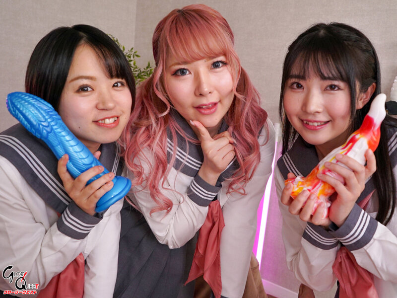 M男アナルを破壊してメスイキさせるペニバンJ系小悪魔痴女トリオ！！のサムネイル画像