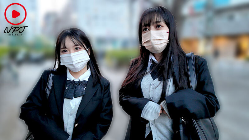 千●県船●市偏差値38女子校に通うおっぱい発育過剰J●塩対応マスク女子（SNSでパパ活始めたて）2人の中出しSEX映像公開のサムネイル画像